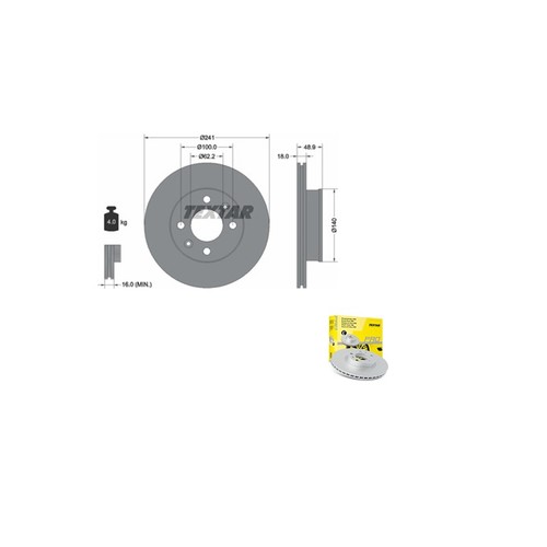 Bremsscheiben kit für - bremsscheiben,